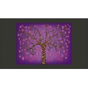 Fotomural Árbol Deco (violeta)
