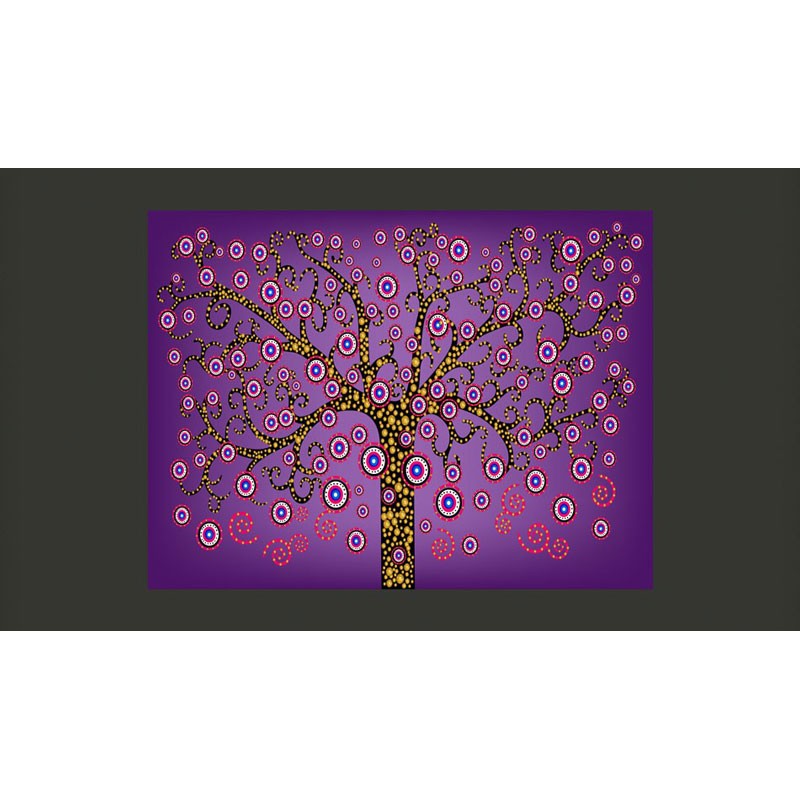 Fotomural Árbol Deco (violeta)