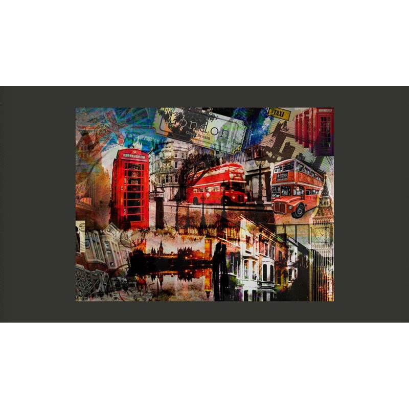 Fotomural Londres, Collage Abstracto