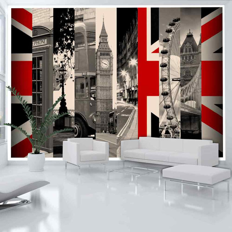 Fotomural Monumentos de Londres, Collage