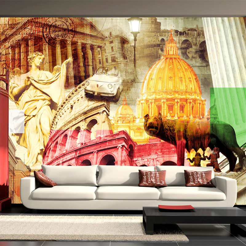 Fotomural Monumentos de Roma, Collage