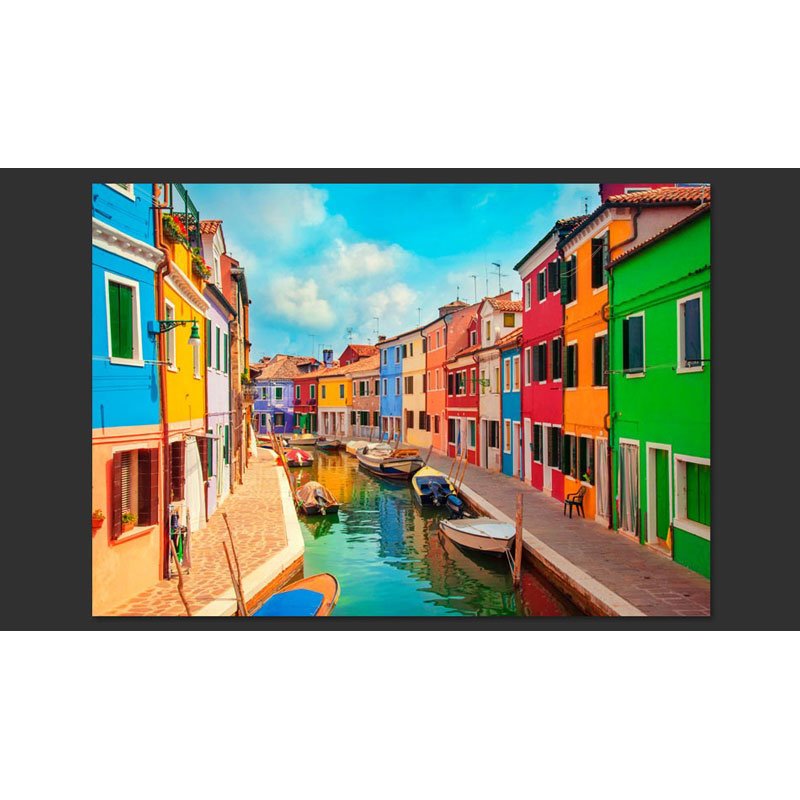 Fotomural Canal de Burano, Venecia