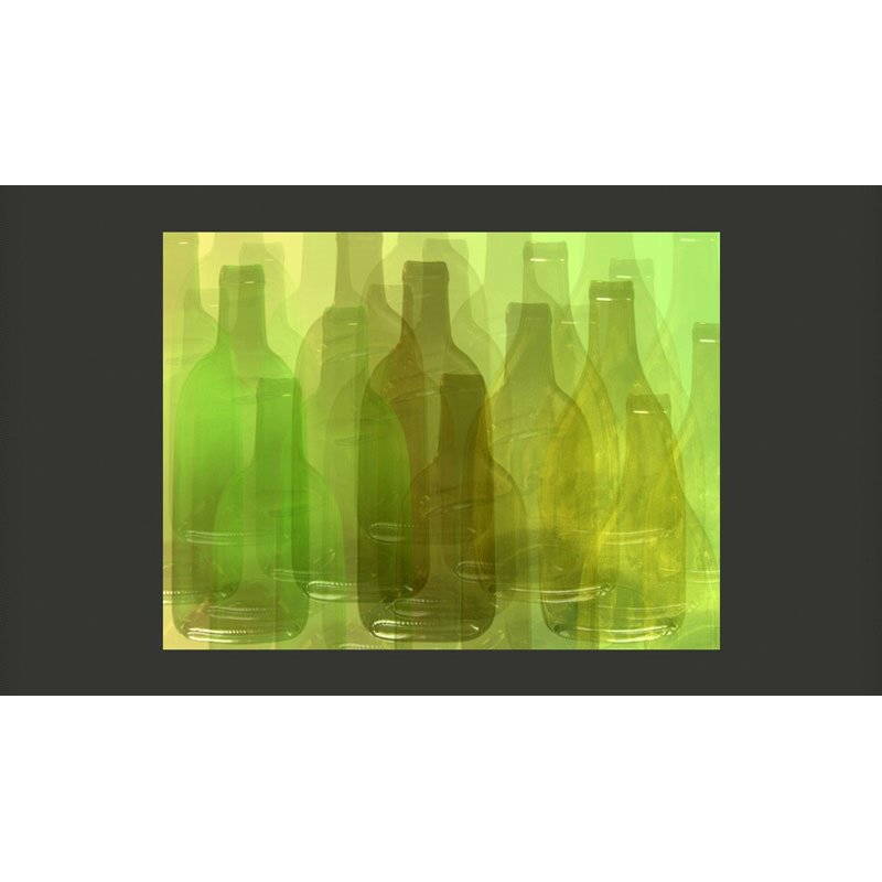 Fotomural Abstracto de Botellas