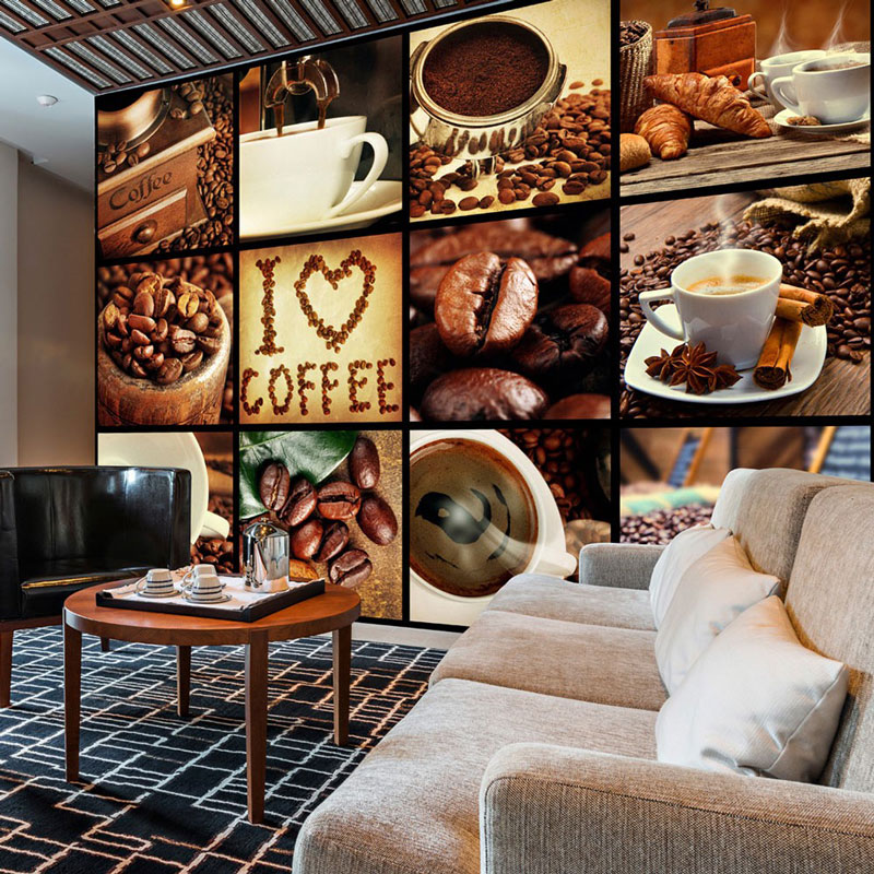 Fotomural Collage del Café