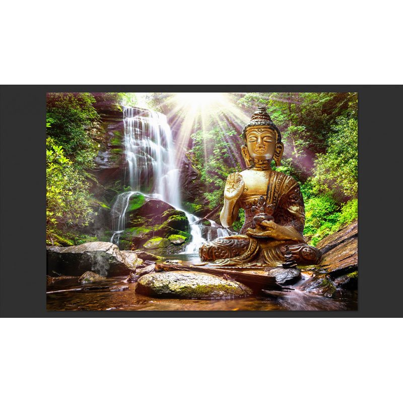 Fotomural Cascada con Buda