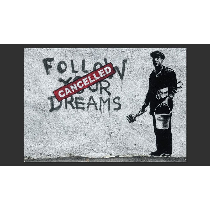 Fotomural Dreams Cancelled (Banksy)