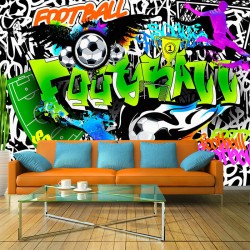 Fotomural Football Graffiti