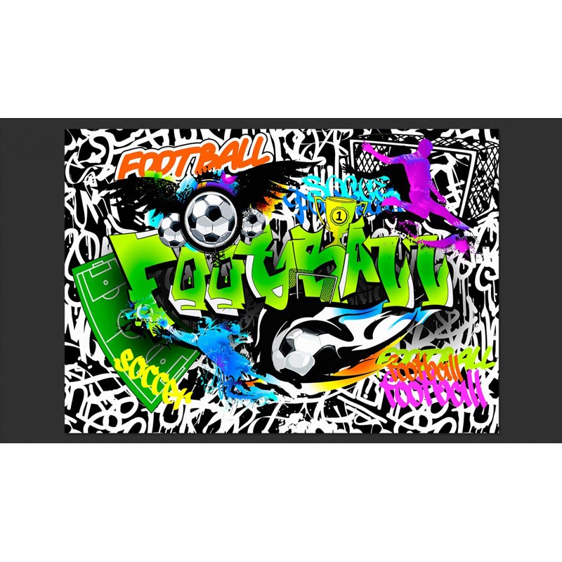 Fotomural Football Graffiti