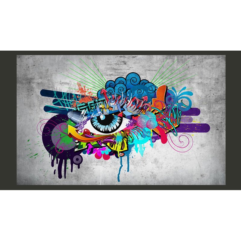 Fotomural Graffiti Eye