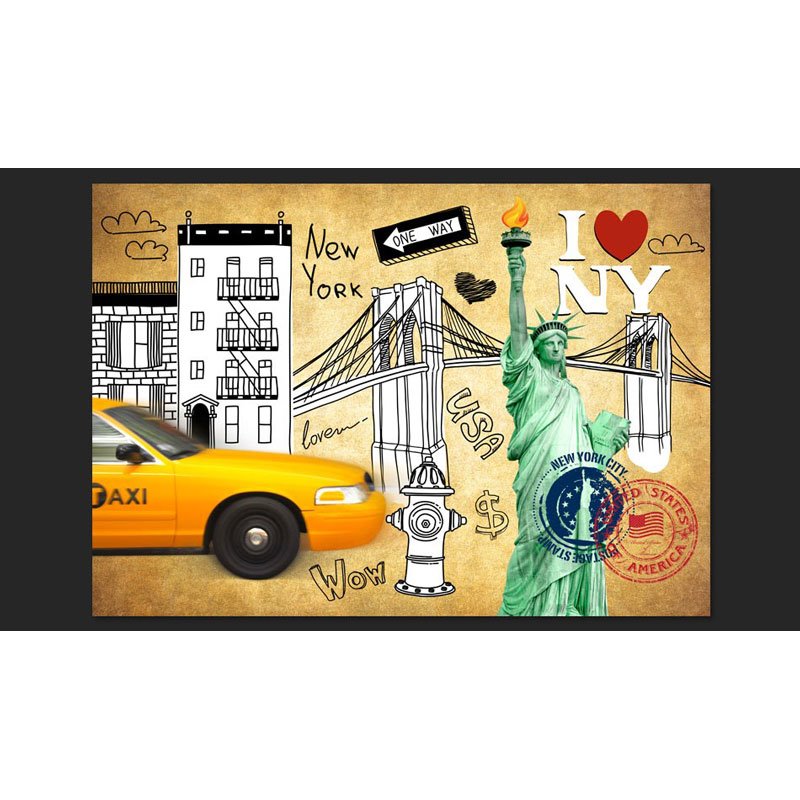 Fotomural Emblemas De Nueva York