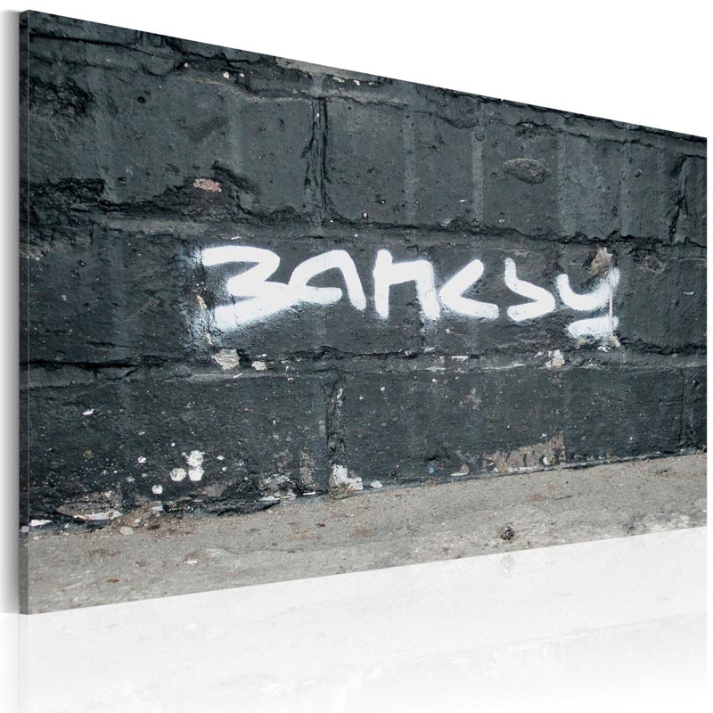 Cuadro Banksy: autógrafo