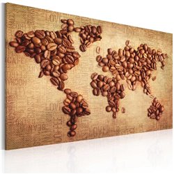 Cuadro Café de todo el mundo