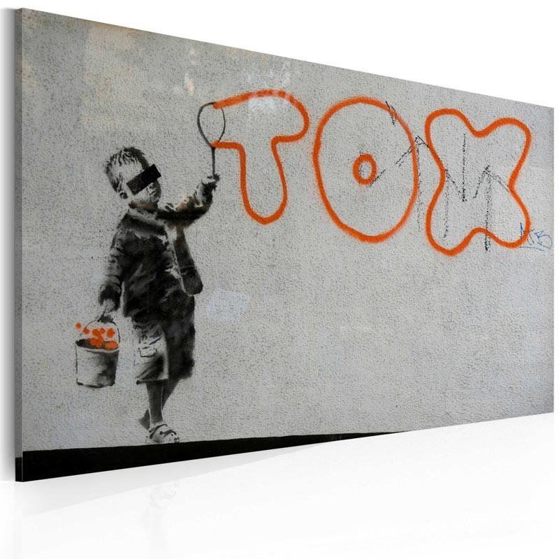 Cuadro Papel graffiti (Banksy)