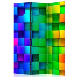 Biombo Colourful Cubes