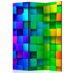 Biombo Colourful Cubes