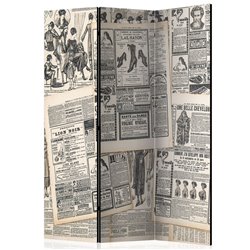 Biombo Vintage Newspapers