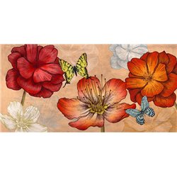 Flowers and Butterflies (Neutral)