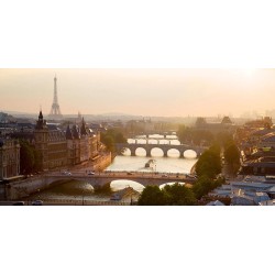 Bridges over the Seine river, Paris