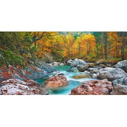 Mountain brook and rocks, Carinthia, Austria