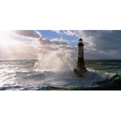 Phare d'Ar-Men près de l'île de Sein