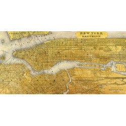 Gilded Map of NYC