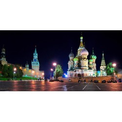 Red Square at night, Moscow