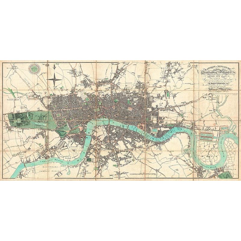 Map of London, 1806
