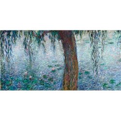 Morning with Weeping Willows I (detail)