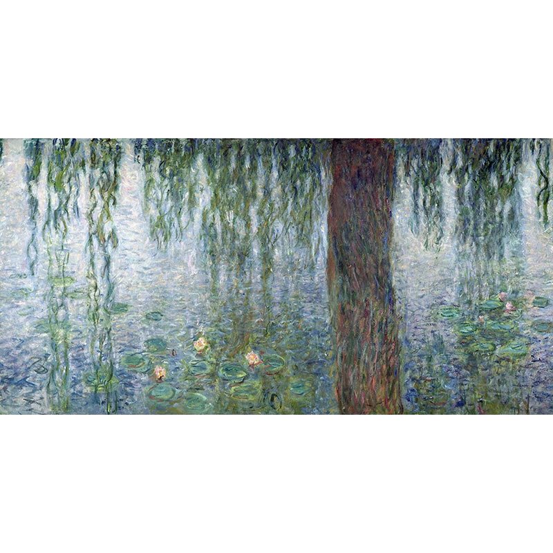 Morning with Weeping Willows II (detail)