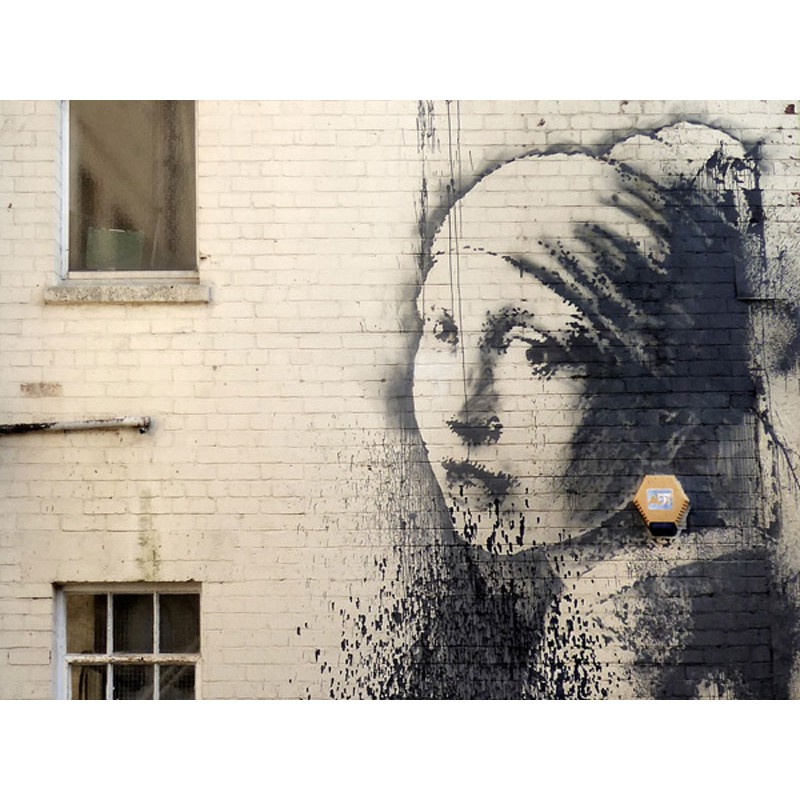 Hanover Place, Bristol (graffiti attributed to Banksy)