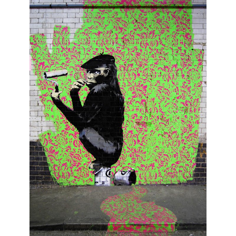 Leake Street, London (graffiti attributed to Banksy)