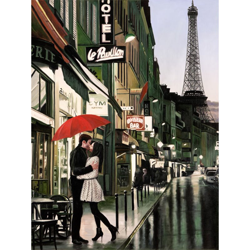 Romance in Paris (detail)