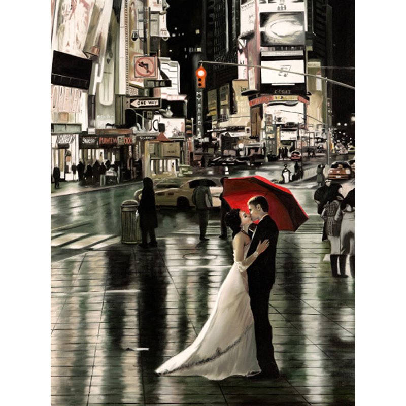 Romance in New York (detail)