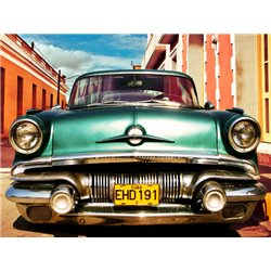 Vintage American car in Habana, Cuba