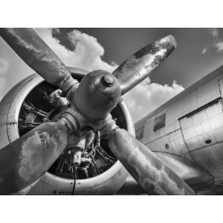 Vintage aircraft propeller