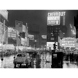 Times Square at night, NYC, 1951