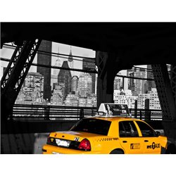 Taxi on the Queensboro Bridge, NYC
