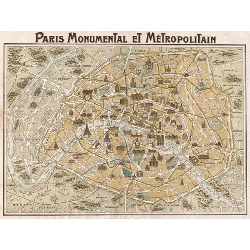 Paris Monumental et Métropolitain, 1932