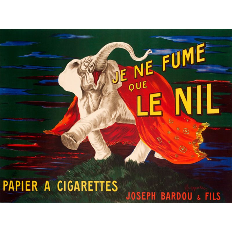 Je ne fume que Le Nil, 1912
